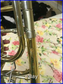 Bach Bass Trombone Model 50B Bell Section with Shires Thayer Valves