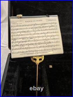 Bach Bb Standard Trumpet Lacquered Brass with Case, Mouthpiece, Sheet Music