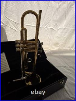 Bach Bb Standard Trumpet Lacquered Brass with Case, Mouthpiece, Sheet Music