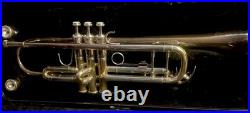 Bach Brass Gold Tone Student Trumpet with Mouthpiece and Hard Case