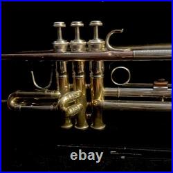 Bach Brass Gold Tone Student Trumpet with Mouthpiece and Hard Case