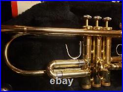 Bach Omega Intermediate Step-Up Bb Trumpet-Chem Cleaned, Serviced, Extras