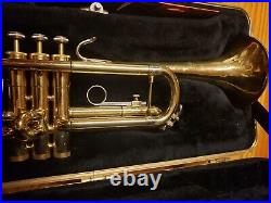 Bach Omega Intermediate Step-Up Bb Trumpet-Chem Cleaned, Serviced, Extras