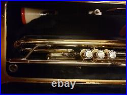 Bach Omega Intermediate Step-Up Bb Trumpet-Chem Cleaned, Serviced, Extras