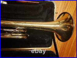 Bach Omega Intermediate Step-Up Bb Trumpet-Chem Cleaned, Serviced, Extras