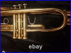 Bach Omega Intermediate Step-Up Bb Trumpet-Chem Cleaned, Serviced, Extras