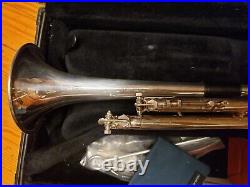 Bach Omega Silver Trumpet For Sale! Just Serviced, Extras, Nice
