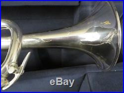 Bach Stradivarius 180S Silver Bb Trumpet with New Artisan Bell & Case #PTR16