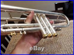 Bach Stradivarius 37 Professional Trumpet with Gold trim and extras