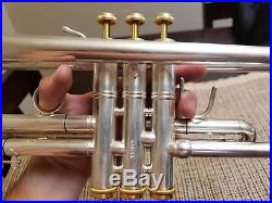 Bach Stradivarius 37 Professional Trumpet with Gold trim and extras