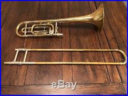 Bach Stradivarius 42 Professional Tenor Trombone with F-Attachment and Trigger