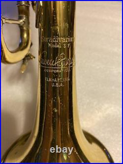 Bach Stradivarius Model 37 Brass Trumpet With Case UNTESTEDNO RESERVE NICE