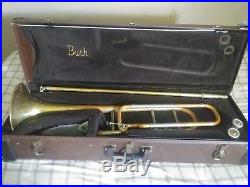 Bach Stradivarius Model 42 F Attachment Trigger Trombone WithCase & Mouthpiece