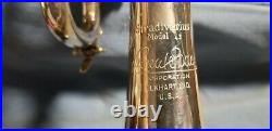 Bach Stradivarius Model 43 Silver Bb Trumpet With Extras