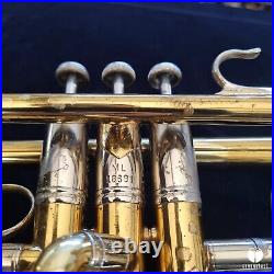 Bach Stradivarius Mt. Vernon N. Y trumpet gamonbrass case mouthpiece