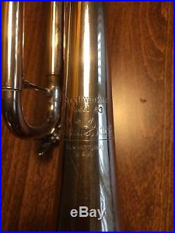 Bach Stradivarius Trumpet 43 with LR 25 Leadpipe and Pro-Tec Combo Rolling Case
