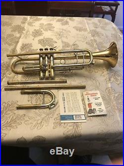 Bach Stradivarius Trumpet Model 25 Early Elkhart from 1965 includes many extras