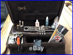 Bach Stradivarius Trumpet Model 25 Elkhart Indiana Silver One Owner