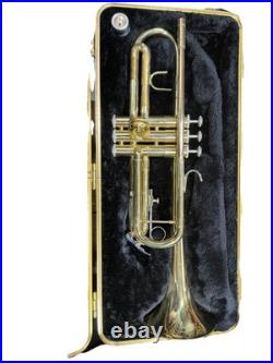 Bach TR300 Trumpet Unisex One Size Gold Brass Student Instrument with Case Read