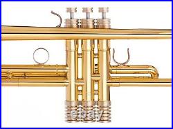 Bach Trumpet Trim Kit RADIATOR Caps. KGUBrass. Raw Brass. TKRR123