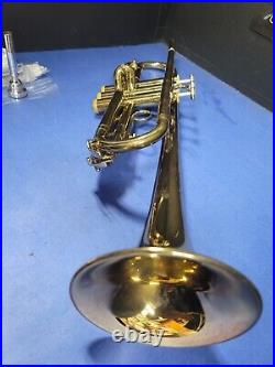 Bach USA Trumpet With Mouthpiece & Case Ultrasonic Cleaned