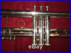 Bach stradivarius trumpet 37 silver with original case