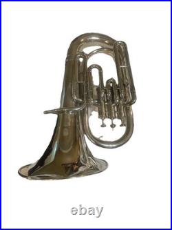 Baritone / Euphonium Practice Horn Plays Great Case Dented