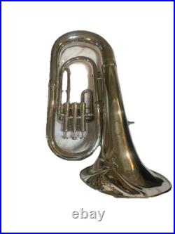 Baritone / Euphonium Practice Horn Plays Great Case Dented
