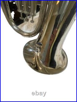 Baritone / Euphonium Practice Horn Plays Great Case Dented