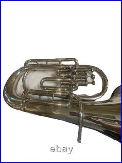 Baritone / Euphonium Practice Horn Plays Great Case Dented