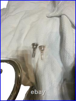Baritone / Euphonium Practice Horn Plays Great Case Dented