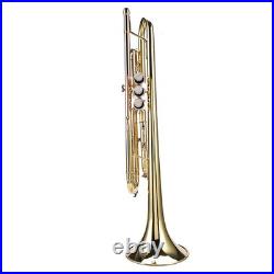 Bb Brass Trumpet Elegant Polished Appearance Brass Instrument Complete Starter