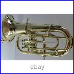 Bb/F 4 Valve Flat Brass Finishing Euphonium Musical instrument
