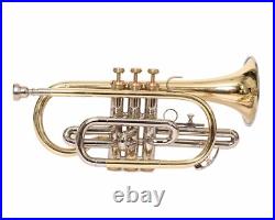 Bb PItch Cornet NICKEL BRASS Expert's Choice Case and Mouthpiece