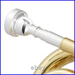 Bb Pocket Trumpet, Brass Band Instrument B Flat Key with Padded Case, Mouthpiece