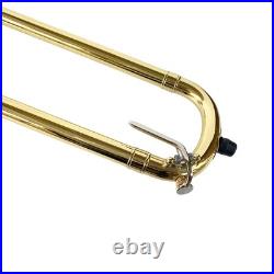Bb Tenor Slide Trombone Full Kit with Mouthpiece Gloves & Cleaner, Golden