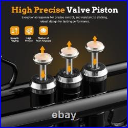 Bb Trumpet Instrument Trompeta Student Trumpet with Hard Case 7C Mouthpiece Glo