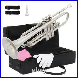 Bb Trumpet Nickelplated -Brand New 2022 Student Advanced Band Concert Sliver