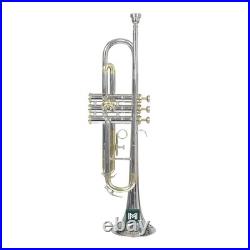 Bb Trumpet for Beginners, Brass Trumpet with Mouthpiece & Case