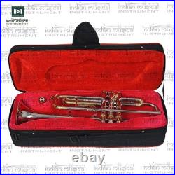 Bb Trumpet for Beginners, Brass Trumpet with Mouthpiece & Case