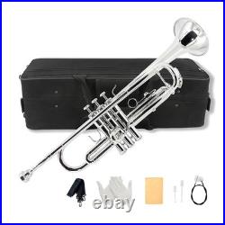 Beginner Standard Trumpet Set Instrument with 7C Mouthpiece Carry Case Kit