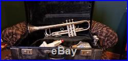 Benge Trumpet, Original Case, Silver, Two Mouthpieces, Three Mutes