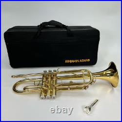 Benjamin Adams Trumpet Brass Beginner 7C Mouth Piece and Black Case