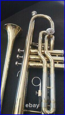 Berkeley 4th Rotary Valves F trumpet, Bb Double Bell, Piccolo Trumpet