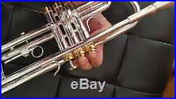 Berkeley Silver Bb Trumpet withD2H MP (Monette Style)
