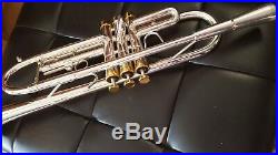 Berkeley Silver Bb Trumpet withD2H MP (Monette Style)