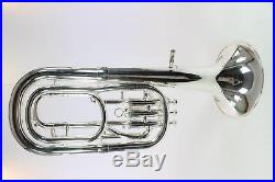 Besson Model 1057-2-0 Performance Bb Baritone Horn in Silver DISPLAY MODEL
