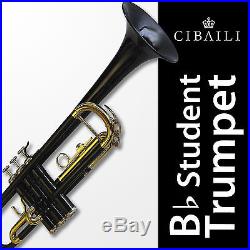 Black Bb CIBAILI Trumpet High Quality Brand New With Case Great for school