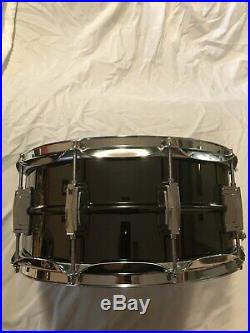 Black Beauty Imposter World Max Shell with Ludwig Hardware 6.5 x 14 Snare Drum