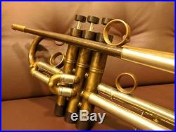 Black Friday PriceTrumpet Vincent Bach ML Raw Brass Customized by KGUBrass